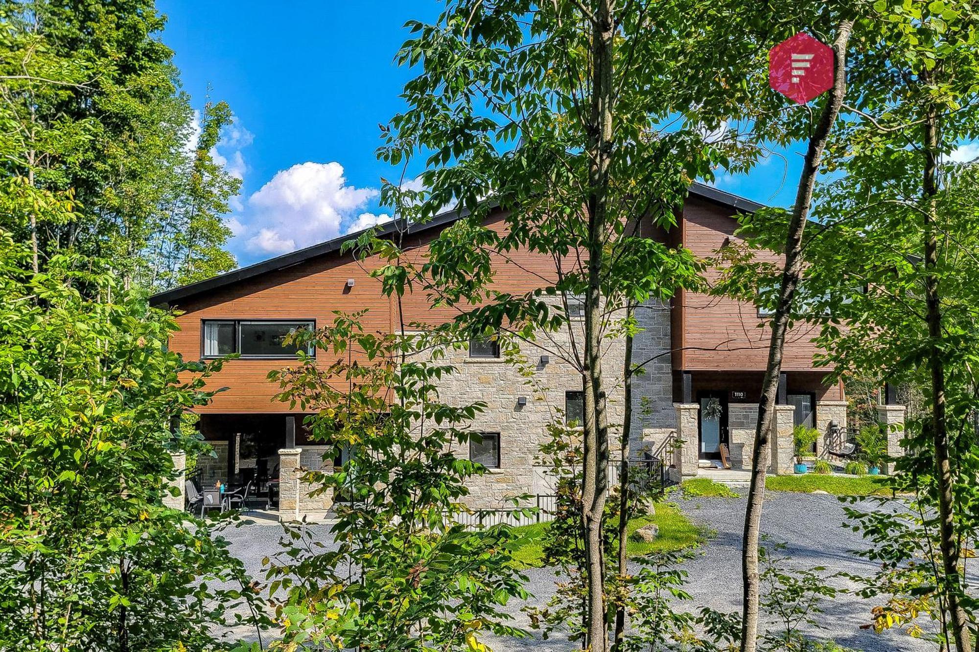 Le Calypso of Chalet Memphré in Magog en Estrie / Plage Southière Esterno foto